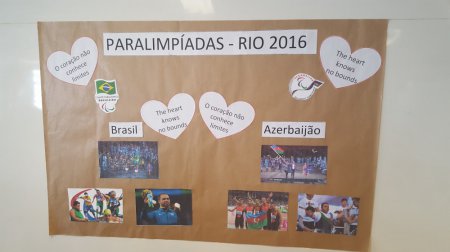 Paralimpiyaçılar Rio-da bələdiyyə məktəbində